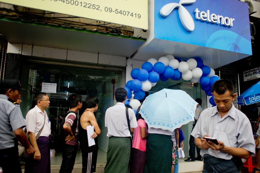 Telenor writes off Myanmar business, posts Q1 loss