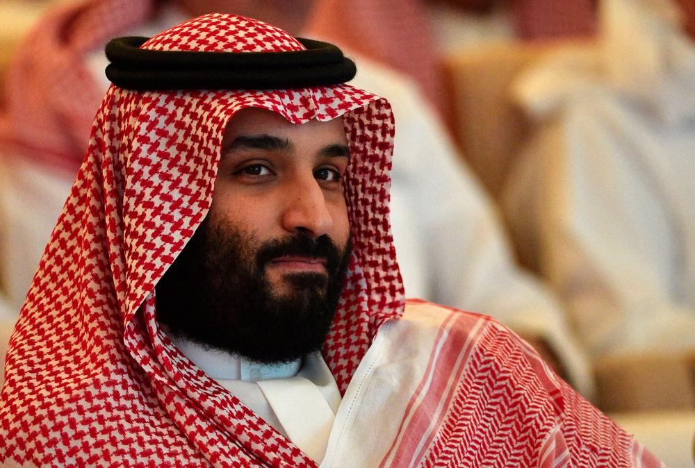 (FILES) In this file photo Saudi Crown Prince Mohammed bin Salman attends the Future Investment Initiative (FII) conference in the Saudi capital Riyadh on October 23, 2018. - AFPPIX