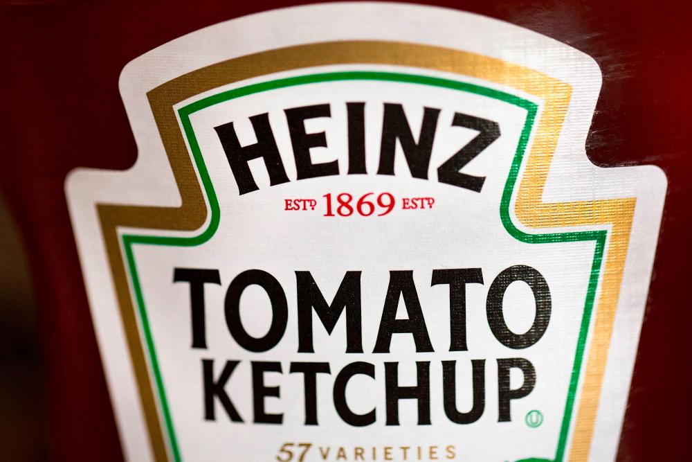 (FILES) In this file photo illustration, Heinz Tomato Ketchup is shown on March 25, 2015 in Chicago, Illinois. –AFP