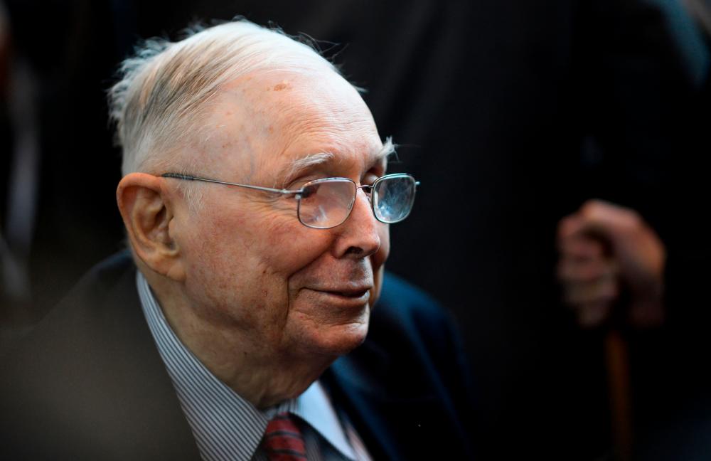 Charlie Munger, Vice Chairman of Berkshire Hathaway, attends the annual Berkshire shareholders meeting in Omaha, Nebraska, on May 3, 2019. Munger died on November 28, 2023, at the age of 99, according to US media reports/BERNAMAPix