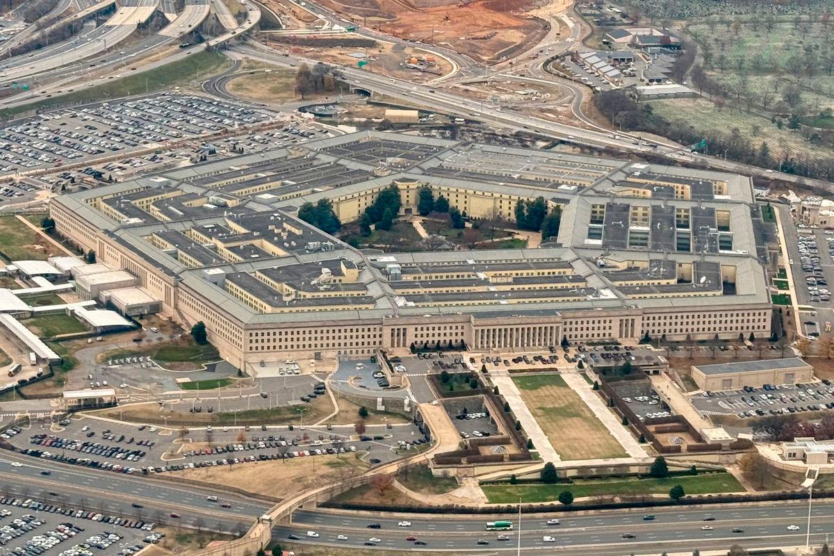 (FILES) A view of the Pentagon on December 13, 2024, in Washington, DC. President Donald Trump is changing the name of the Department of Defense to the “Department of War,“ the White House announced on September 4, 2025, after the US leader repeatedly suggested a rebranding to project a more powerful image. Trump will sign an executive order permitting use of the “Department of War” as a “secondary title” for the sprawling department, a White House document said, as its official title is established by Congress. (Photo by Daniel SLIM / AFP)