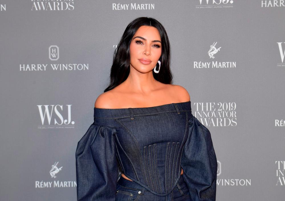 (FILES) In this file photo taken on November 6, 2019 US media personality Kim Kardashian West attends the WSJ Magazine 2019 Innovator Awards at MOMA in New York City. AFP / Angela Weiss