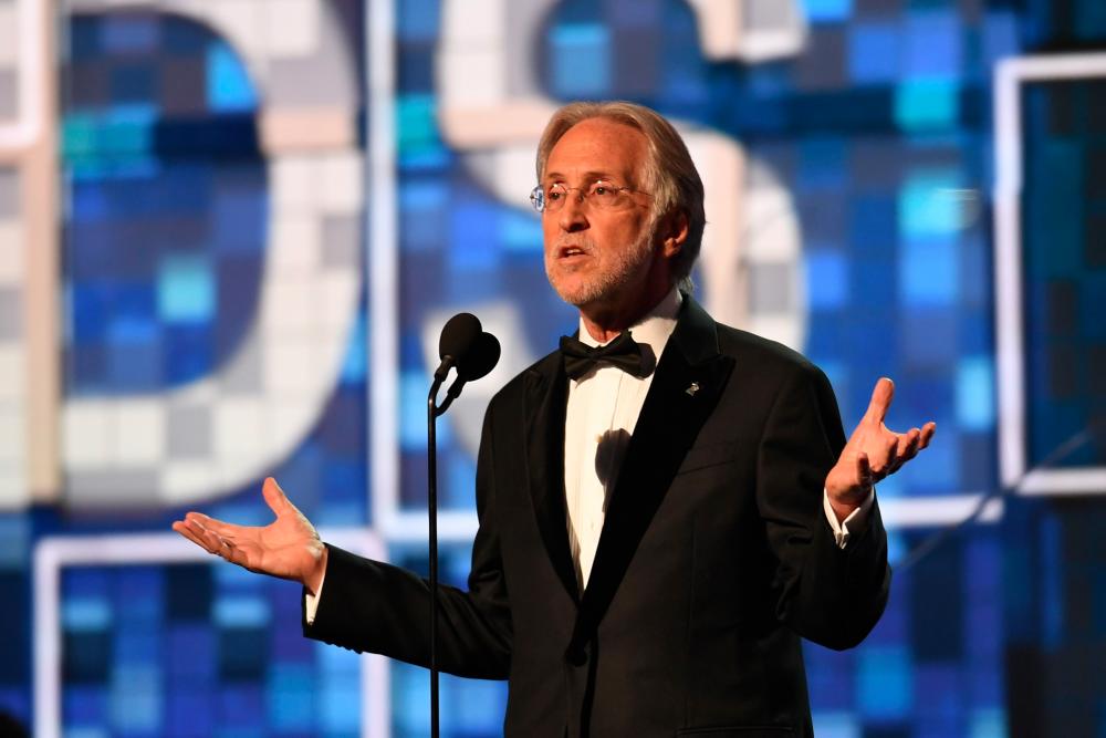 In this file photo The Recording Academy President Neil Portnow speaks onstage during the 61st Annual Grammy Awards on February 10, 2019, in Los Angeles. — AFP