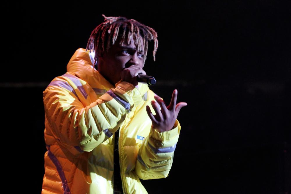In this file photo taken on Oct 28, 2018, Rapper Juice Wrld performs at Power 105.1's Powerhouse 2018 at Prudential Center in Newark, New Jersey. — AFP
