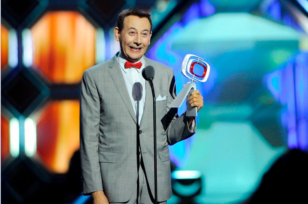 US actor Paul Reubens ‘Pee-wee Herman’ speaks onstage at the 10th Annual TV Land Awards at the Lexington Avenue Armory in New York City on April 14, 2012. AFPPIX