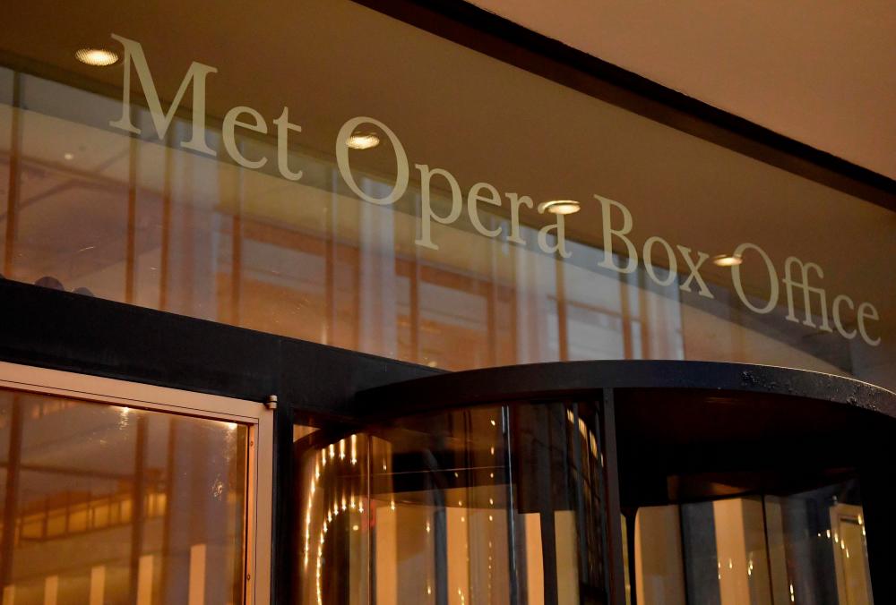 In this file photo a view of the Metropolitan Opera at Lincoln Center for the Performing Arts is seen on Oct 5, 2018 in New York City. New York’s Metropolitan Opera on Sept 23, 2020 announced the “painful” cancellation of its entire 2020-21 season over the still-spreading coronavirus pandemic. — AFP