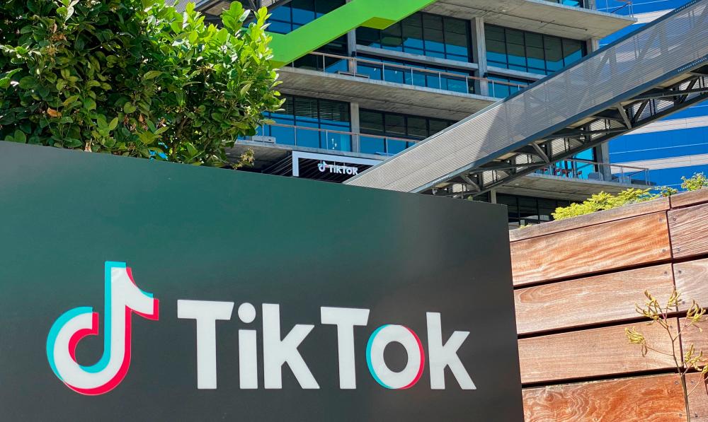 (FILES) In this file photo taken on August 11, 2020 the logo of Chinese video app TikTok is seen. – AFP