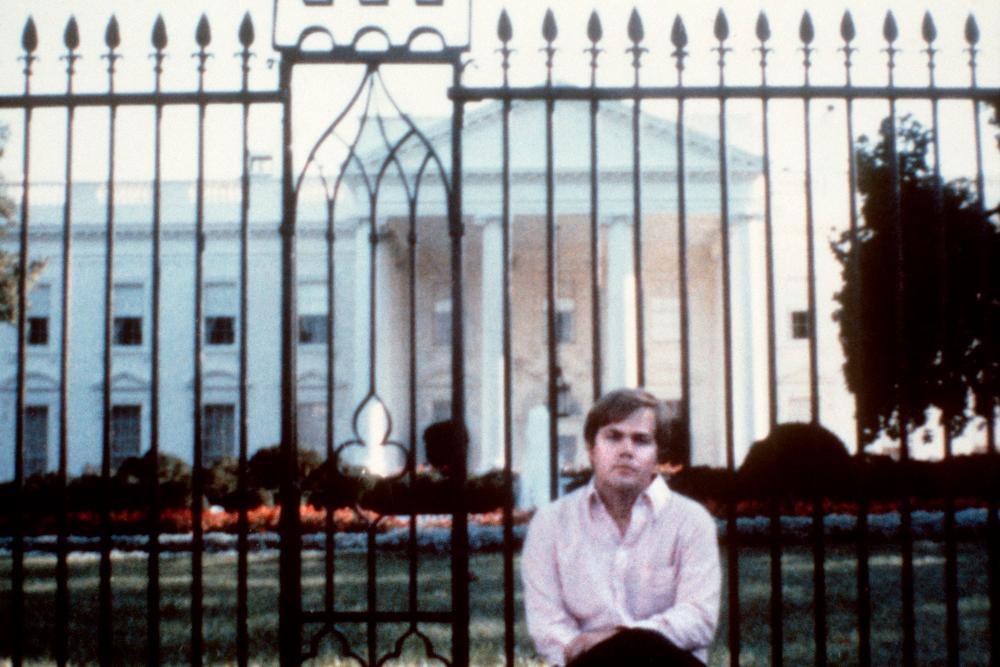 (FILES) In this file photo taken on March 01, 1981 a picture taken in front of the White House of John Hinckley who attempted to assassinate US President Ronald Reagan in Washington, DC, on March 30, 1981, as the culmination of an effort to impress actress Jodie Foster. John Hinckley, the man who tried to assassinate US president Ronald Reagan 40 years ago, looks set to be granted his unconditional release from next June. (Photo by Handout / AFP)- AFPPix