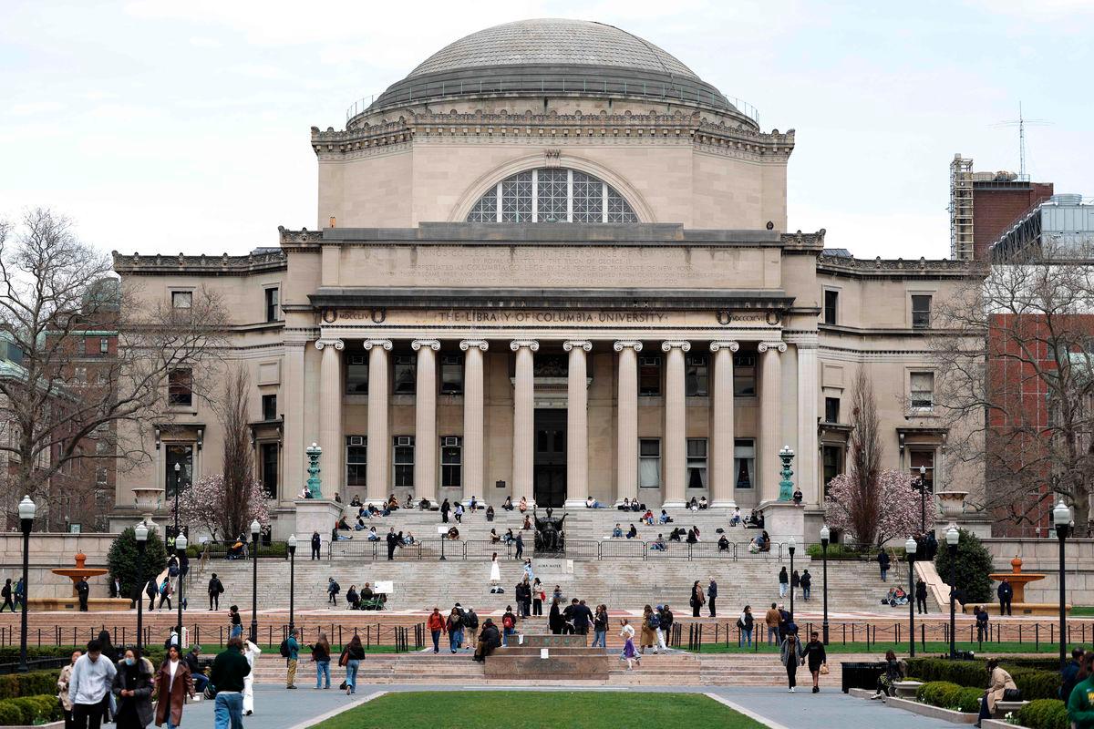 Students are seen on the campus of Columbia University on April 14, 2025, in New York City. Columbia University said July 23, 2025, it would pay $221 million to settle probes launched by President Donald Trump’s administration over claims of anti-Semitism on campus, particularly surrounding pro-Palestinian protests last year - AFPPix
