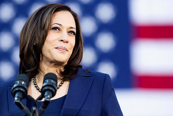 In this file photo taken on Jan 27, 2019 California Senator Kamala Harris speaks during a rally launching her presidential campaign in Oakland, California. — AFP