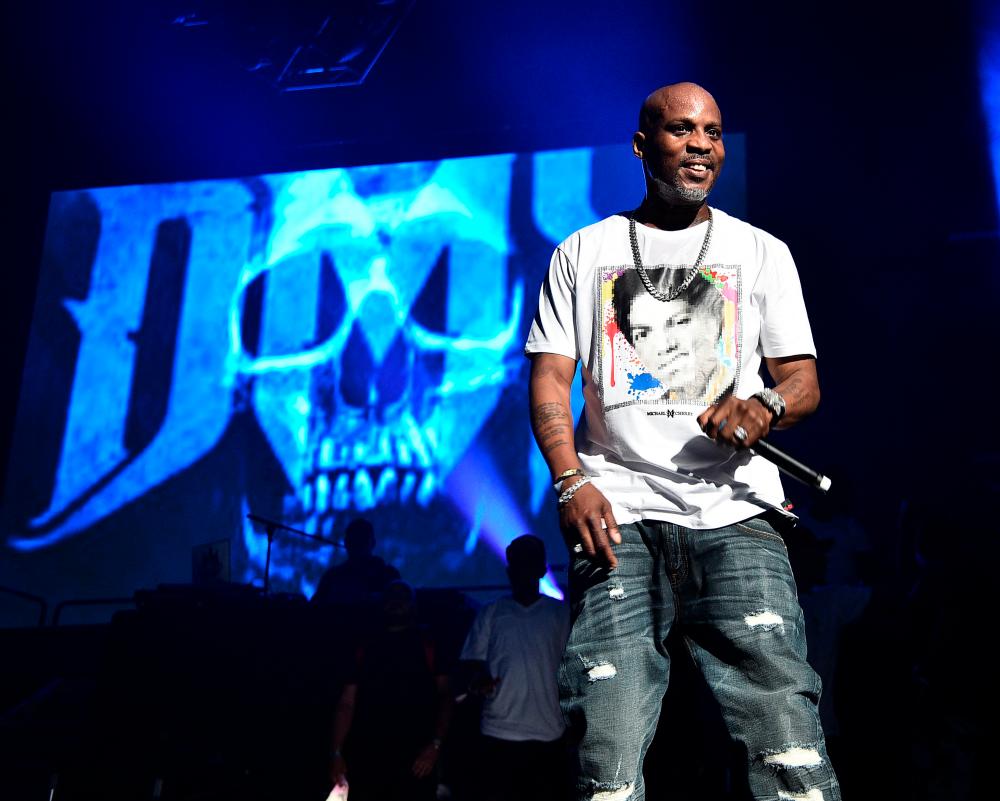 (FILES) DMX, the hardcore hip-hop star whose ominous, snarling raps chronicled the violence and struggles of the American street, has died on April 9, 2021. He was 50 years old. -AFP