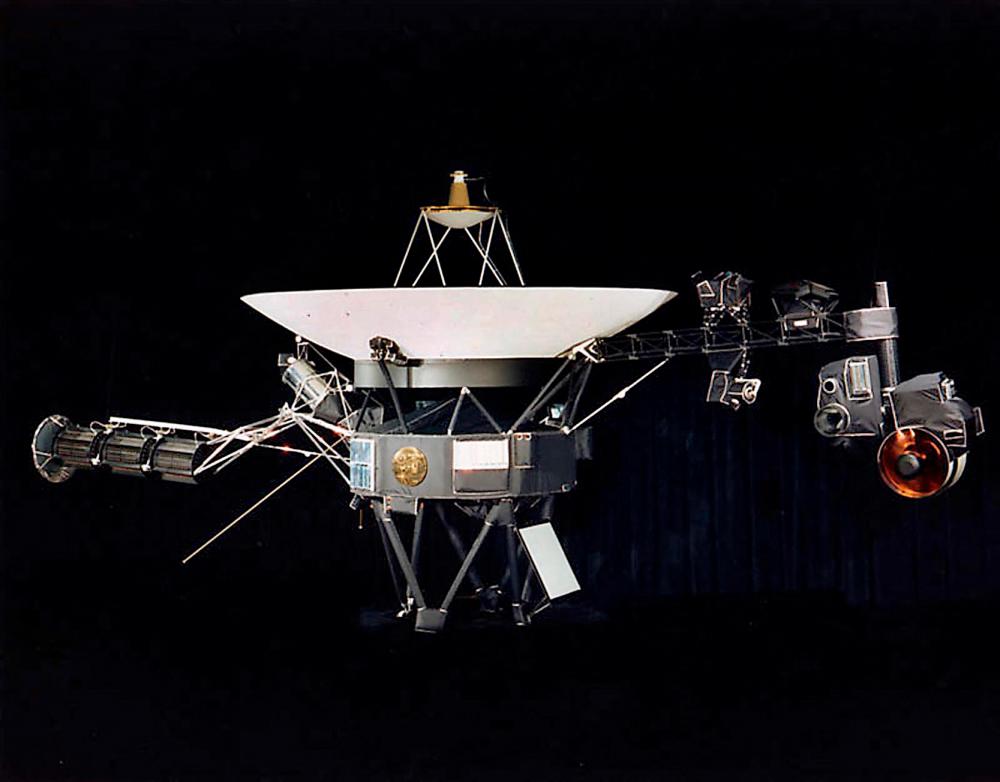 Filepix: This NASA file image obtained 09 August 2002 shows one of the Voyager spacecraft. Now in its 25th year, Voyager continues its quest to push the bounds of space exploration/AFPpix