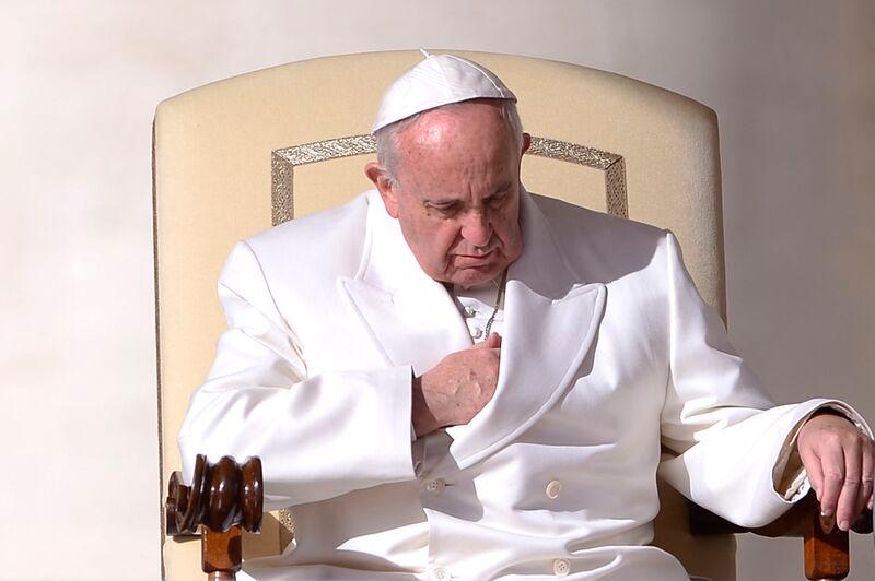 Pope Francis gives his weekly general audience on February 10, 2016 at St Peter's square in Vatican. Pope Francis's condition continues to be critical, the Vatican said on February 22, 2025, explaining that he was alert and in his armchair but also required high-flow oxygen and blood transfusions. AFPpix