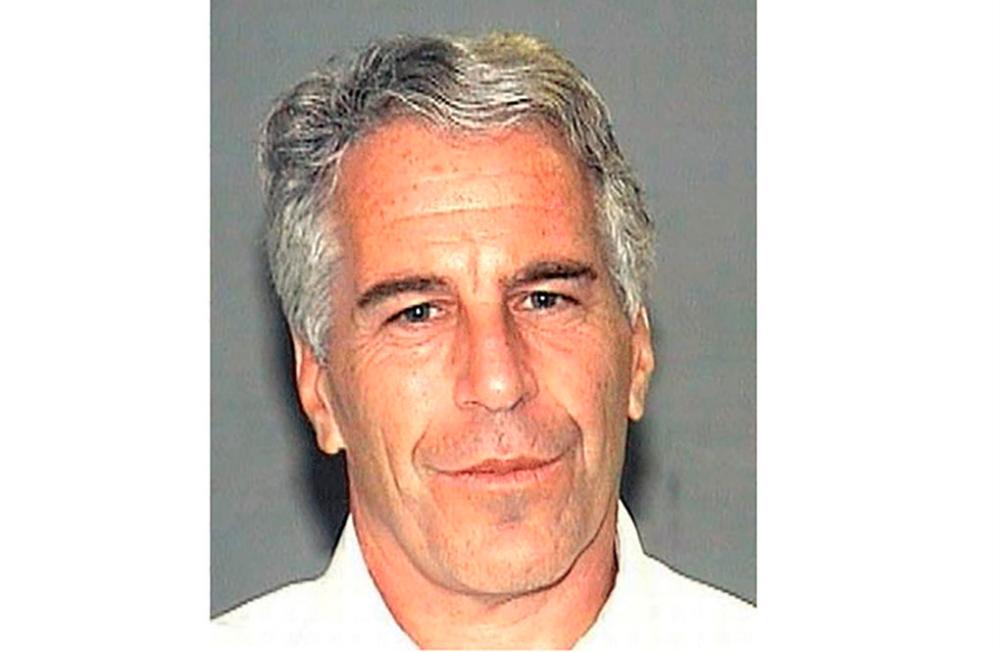 This undated handout file photo obtained on July 08, 2019 courtesy of the Palm Beach County Sheriff's Department shows Jeffrey Epstein. - AFP