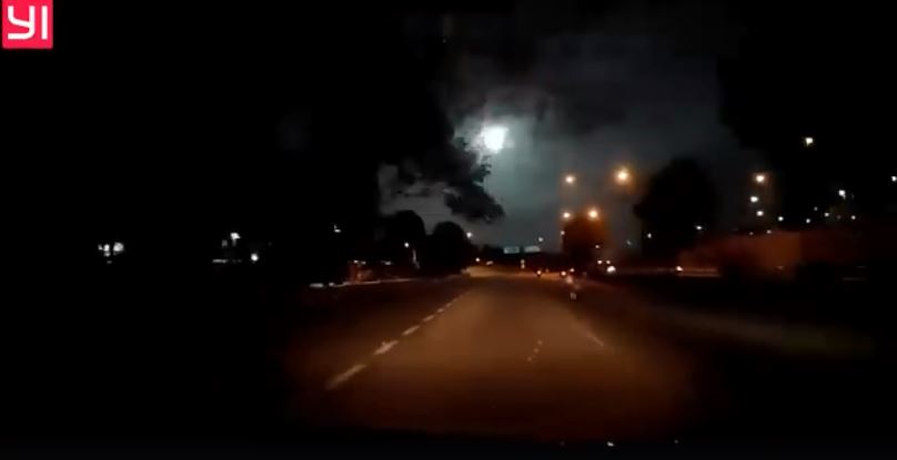 A screenshot of the dashcam video.