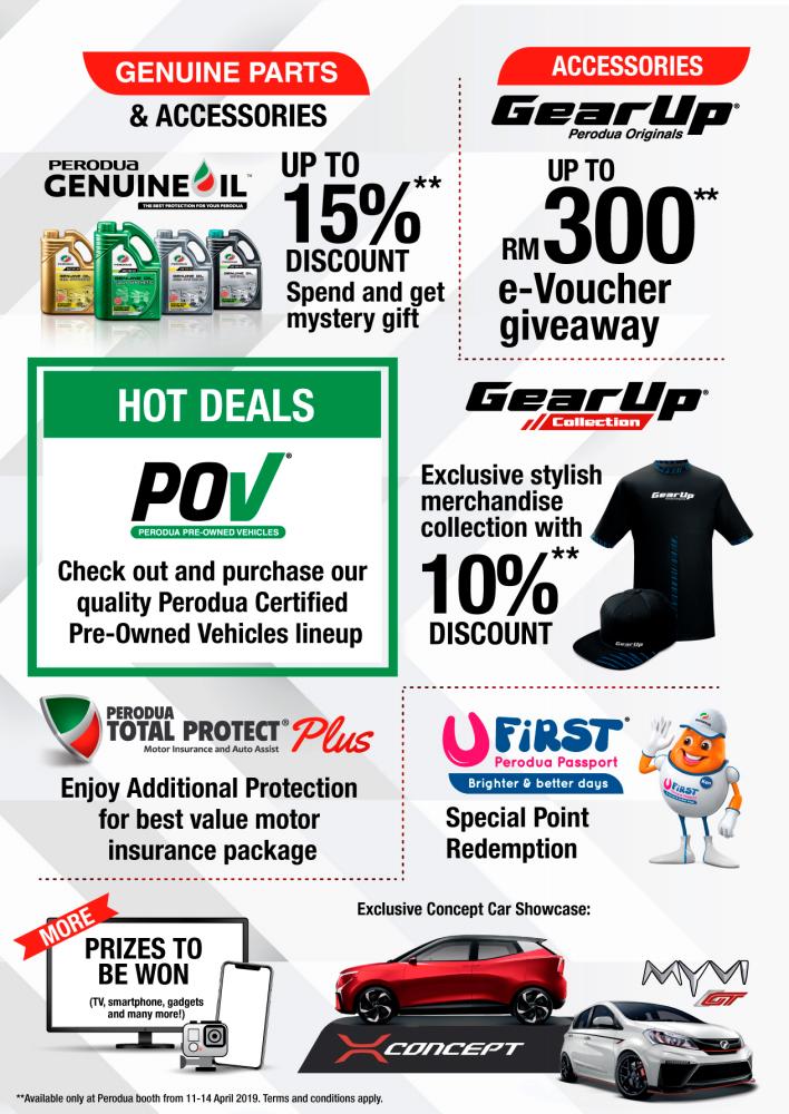 Perodua cash prizes, deals at Malaysia Autoshow 2019 $!Perodua cash prizes, deals at Malaysia Autoshow 2019