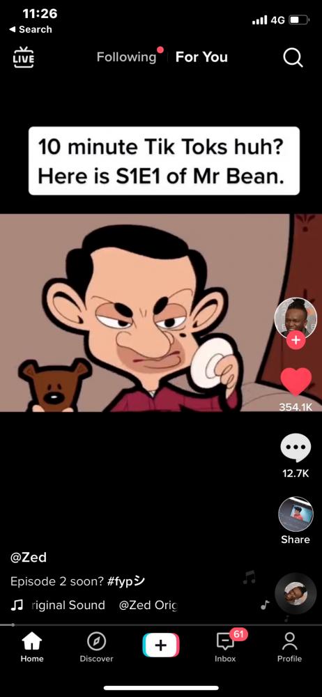 The viral episode of Mr Bean on Malaysian TiKTok. – TWITTER