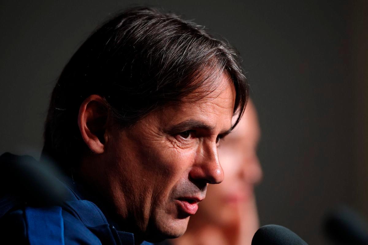 Simone Inzaghi, Head Coach of Al Hilal, speaks to the media in a press conference ahead of their FIFA Club World Cup 2025 Quarter Final match between Al-Hilal and Fluminense FC at Camping World Stadium on July 03, 2025 in Orlando-AFP