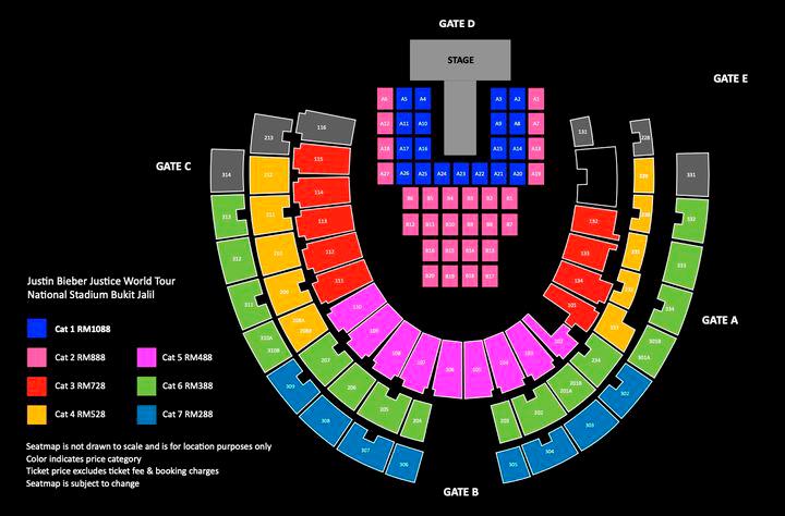$!The stage setup and ticket location. – GoLive Asia