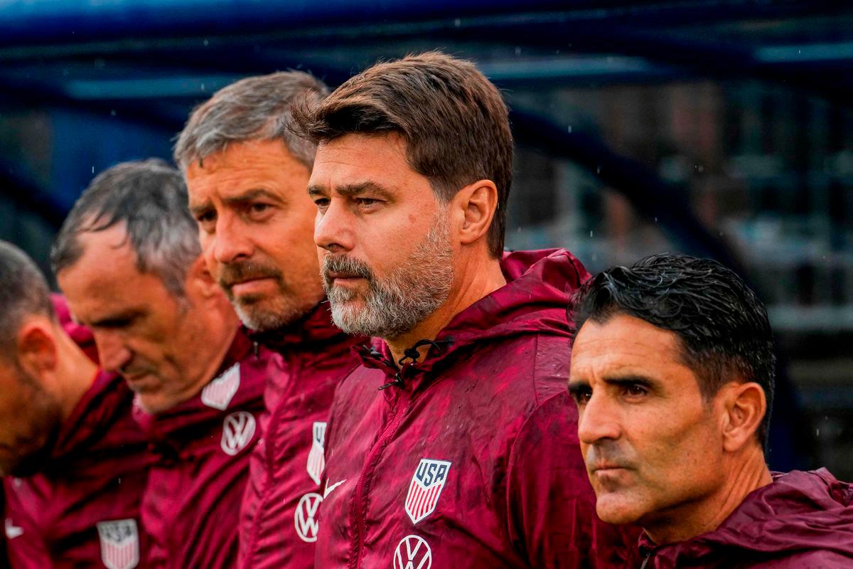 nited States head coach Mauricio Pochettino prepares to play Turkey before the first half of an during an International Friendly match at Pratt &amp; Whitney Stadium on June 7, 2025 in East Hartford, Connecticut. AFPpix