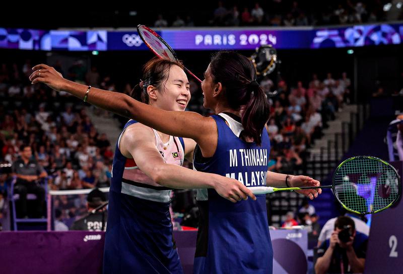 National women’s doubles pair, Pearly Tan-M. Thinaah - BERNAMApix