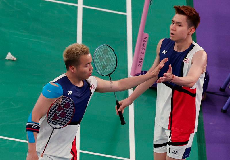 National men’s doubles pair Aaron Chia-Soh Wooi Yik - BERNAMApix