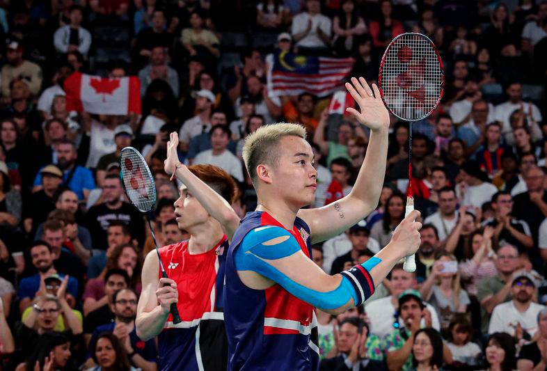 National second-ranked men’s doubles pair, Aaron Chia-Soh Wooi Yik