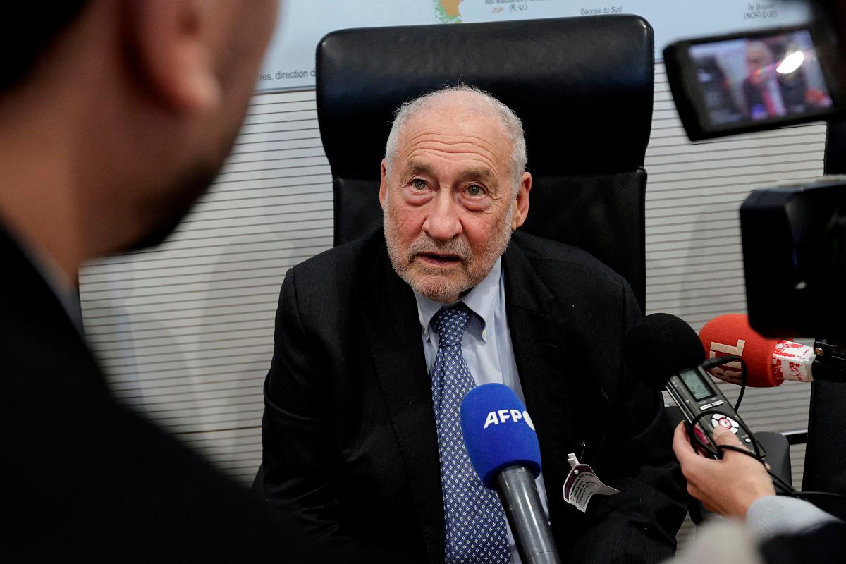 US economist and recipient of the Nobel Prize in Economic Sciences Joseph Stiglitz. - STEPHANE DE SAKUTIN / AFP