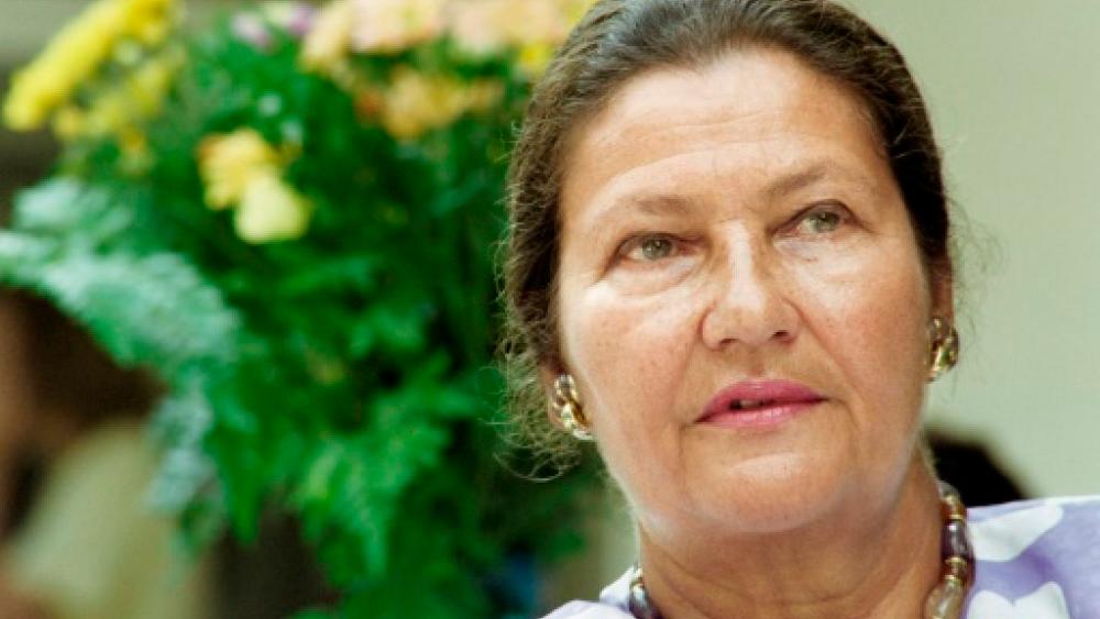France’s Simone Veil, first of only two women presidents of the European Parliament, pictured in 1992. — AFP