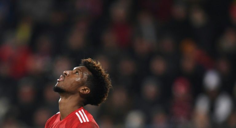 French winger Kingsley Coman scored twice and set up the other goal in Friday’s 3-2 win over Bundesliga strugglers Augsburg — AFP