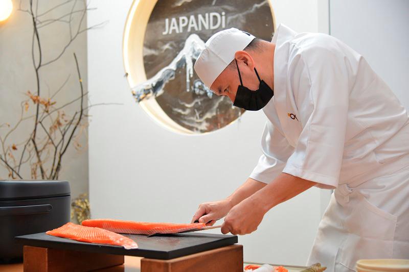 $!Japandi fridge incorporates originfresh preservation technology for meat and fish.