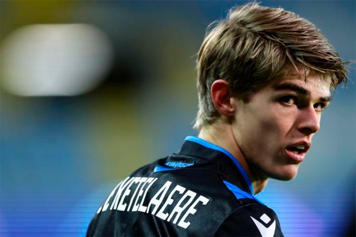 Young Belgium striker Charles De Ketelaere. Credit: Twitter/@C_De_Ketelaere