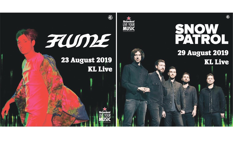Flume and Snow Patrol to perform at the Heineken Live Your Music experience at KL Live. – HEINEKEN