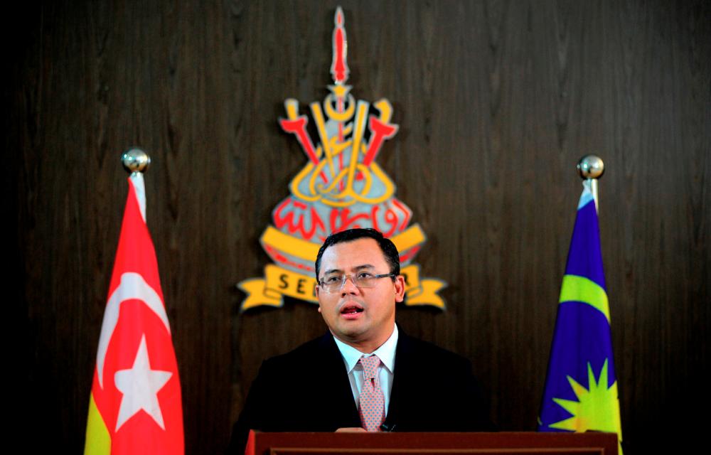 Selangor Menteri Besar Datuk Seri Amirudin Shari--fotoBRNAMA (2021) COPY RIGHTS RESERVED