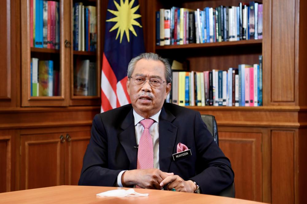 Prime Minister Tan Sri Muhyiddin Yassin- Bernama