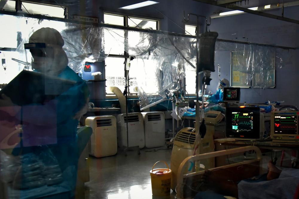 The ICU ward in Hospital Nukleus, Labuan on June 5. - Bernama