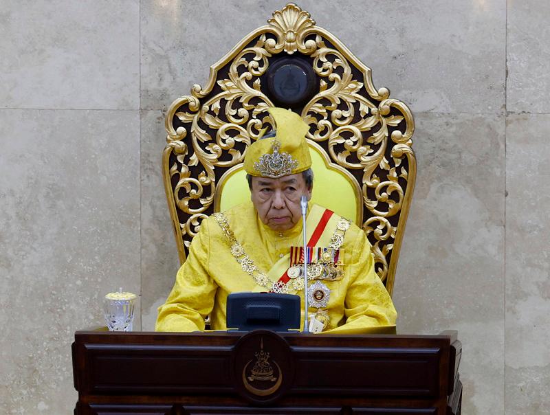 The Sultan of Selangor, Sultan Sharafuddin Idris Shah. - BERNAMApix