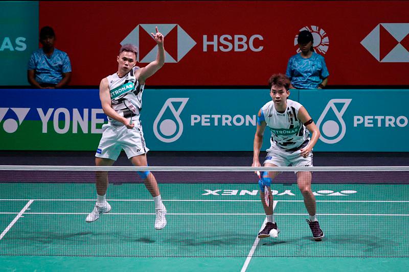 National men’s doubles pair, Man Wei Chong and Tee Kai Wun. - BERNAMApix