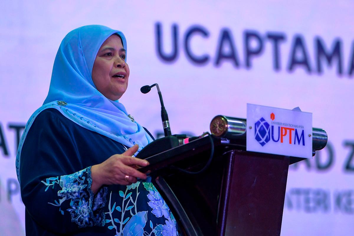 Timbalan Menteri Kemajuan Desa dan Wilayah Datuk Rubiah Wang. - fotoBERNAMA