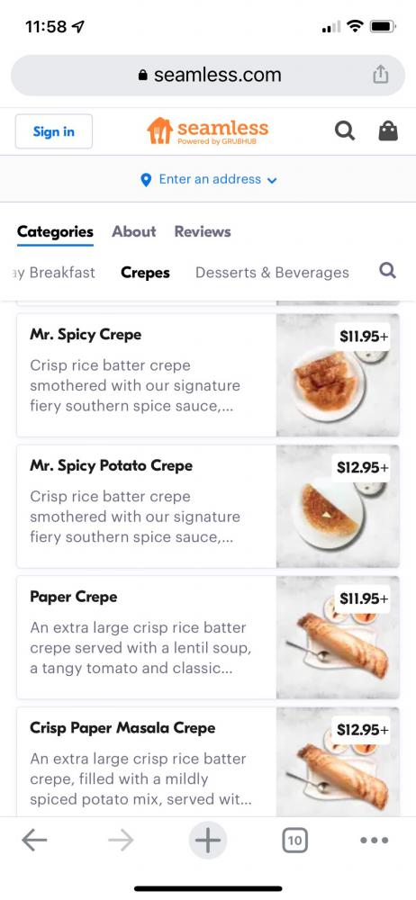 More of its dishes online. — ANIRUDDHA $!More of its dishes online. — ANIRUDDHA