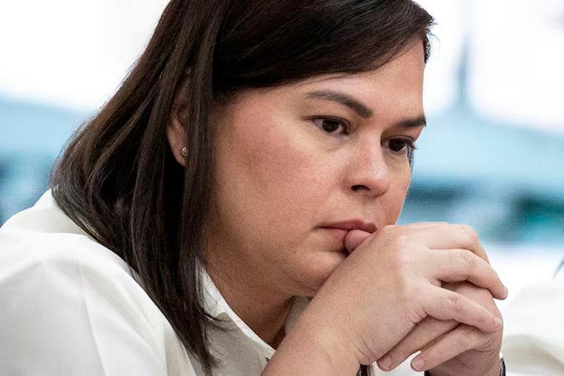 Philippine Vice-President Sara Duterte attends a legislative inquiry into her office’s use of public funds at the House of Representatives, in Quezon City, Philippines, November 25, 2024. REUTERS/Eloisa Lopez/File Photo