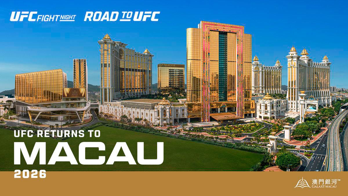 Galaxy Macau and UFC® Announce Multi-Event Strategic Partnership Agreement To Bring Three UFC Events to Galaxy Arena