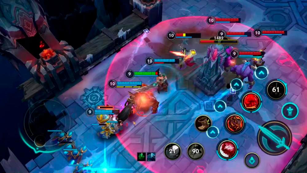 Some of the Wild Rift gameplay. – League of Legends: Wild Rift Facebookpix