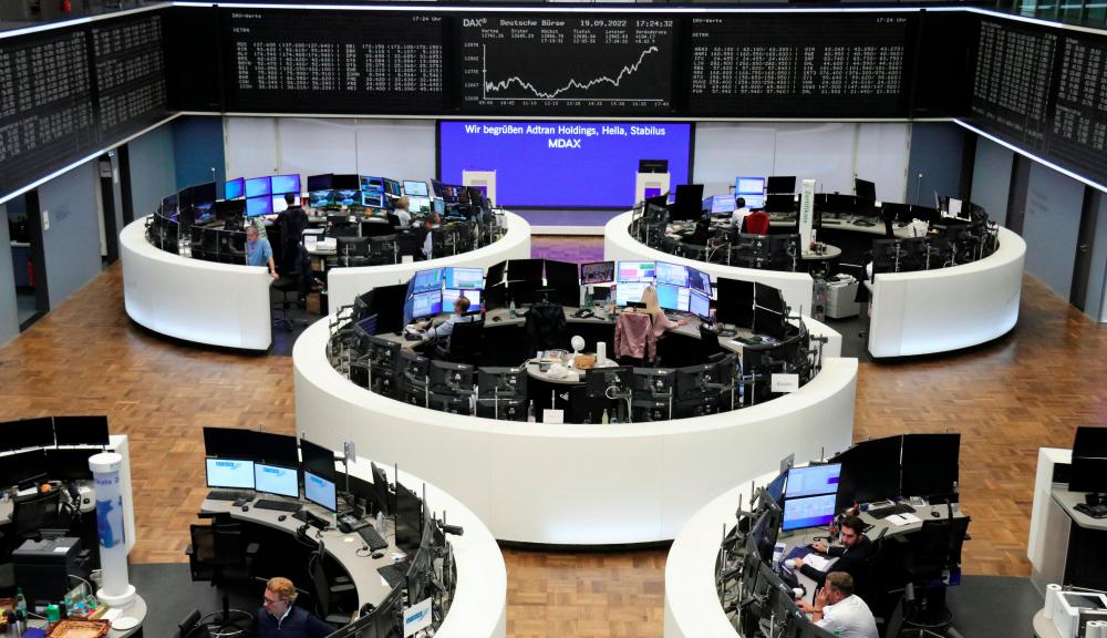 View of the stock exchange in Frankfurt, Germany, on Tuesday. Authorities in Britain and the European Union have already held informal discussions with industry on T+1.– Reuterspix