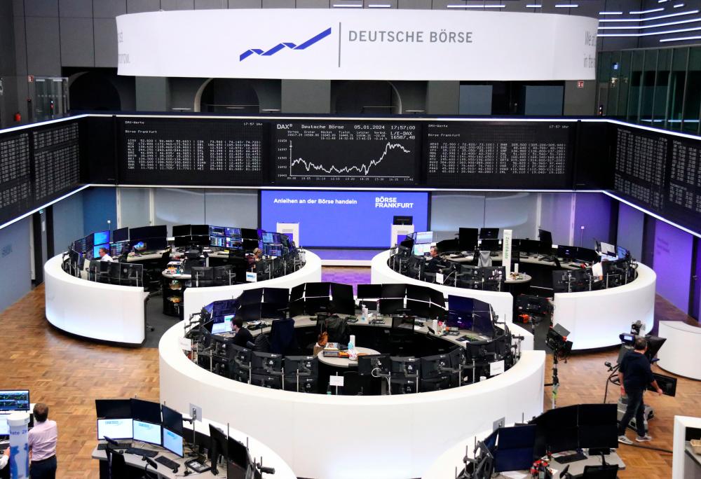 View of the stock exchange in Frankfurt, Germany. A survey from law firm Skadden Arps released on Monday found that 60% of polled companies expect shareholder activism in Europe to increase over the coming 12 months. – Reuterspic