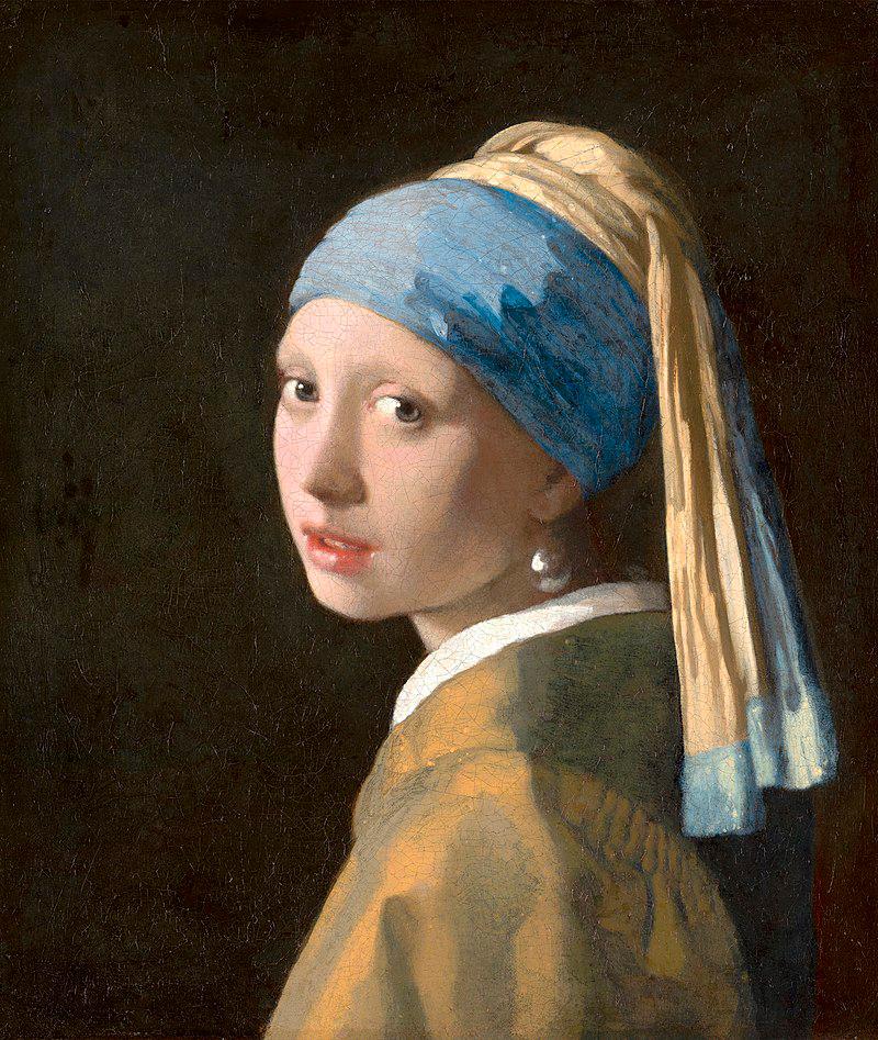 $!The girl with a pearl earring by Johannes Vermeer. – Britannia