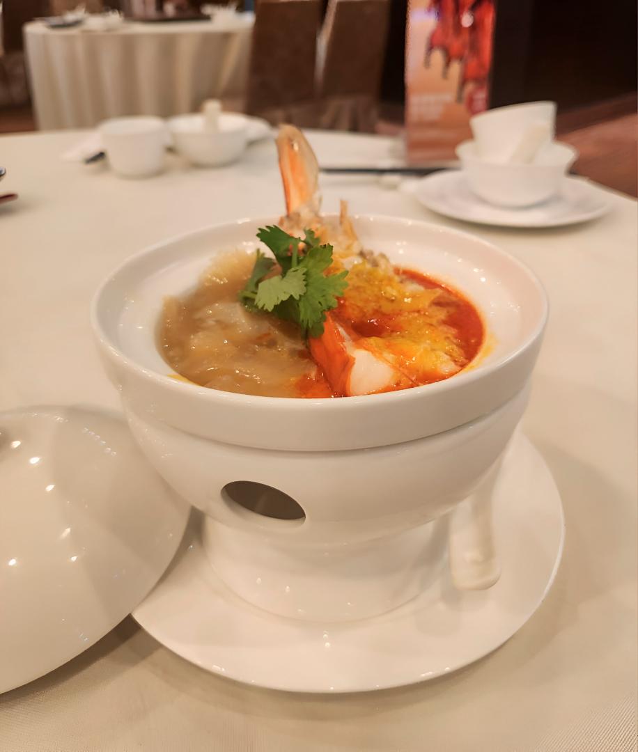 The Golden Silk Chawan Mushi. $!The Golden Silk Chawan Mushi.