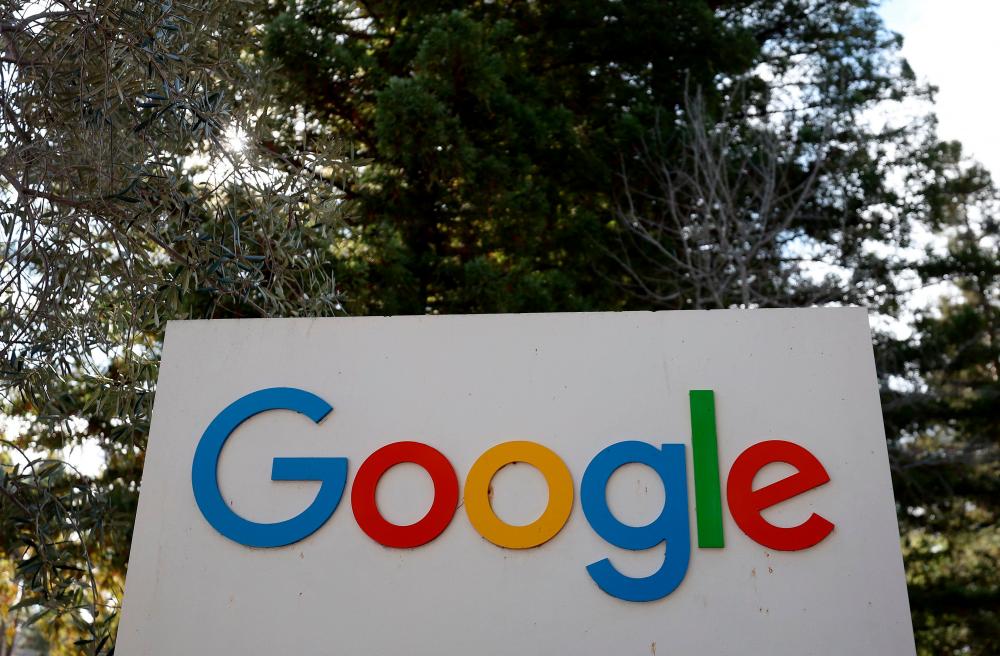 The Google logo is seen in front of the tech giant’s office in Mountain View, California. – AFPpic