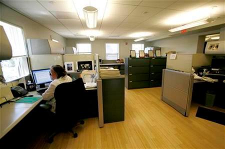 File picture of an office with bamboo floors in a ‘green’ building in Washington. – REUTERSPIX