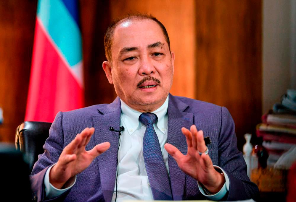 Chief Minister Datuk Seri Hajiji Noor. BERNAMAPIX